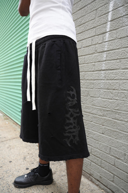 BLACK DIAMOND LONG SHORTS